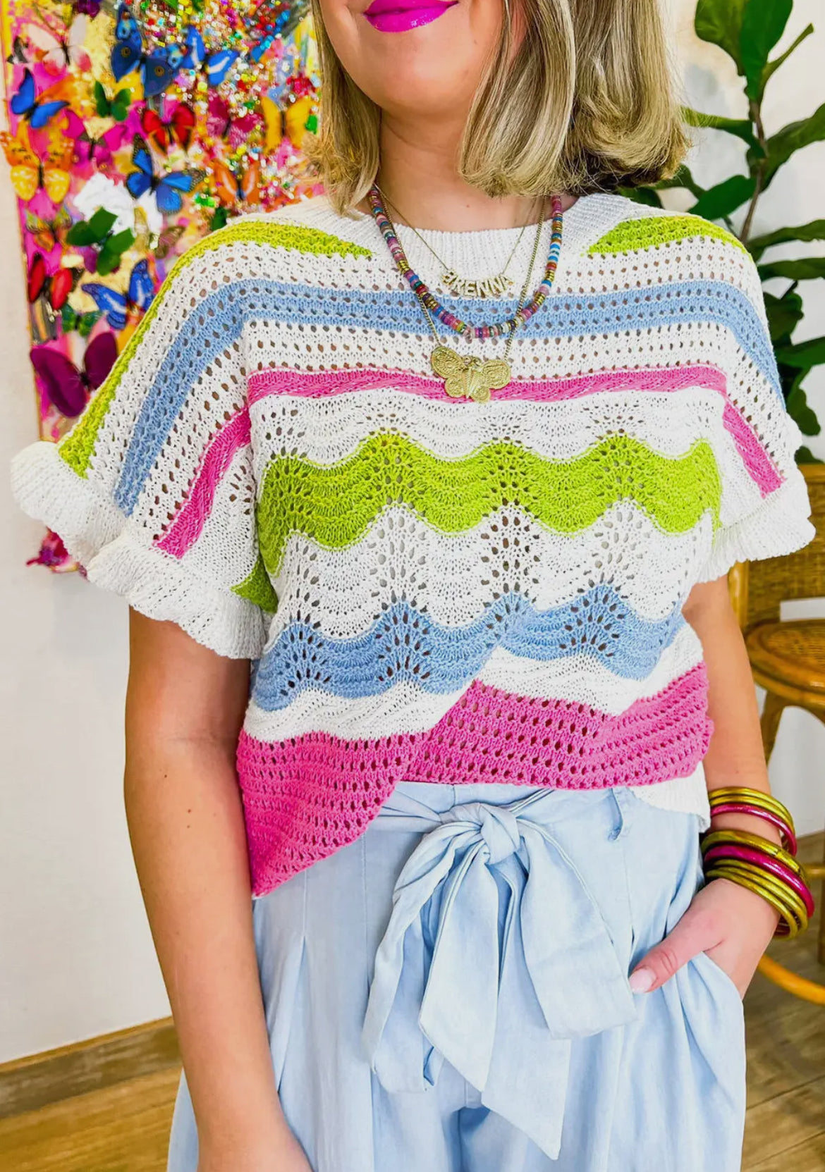 Crochet Sweater Top