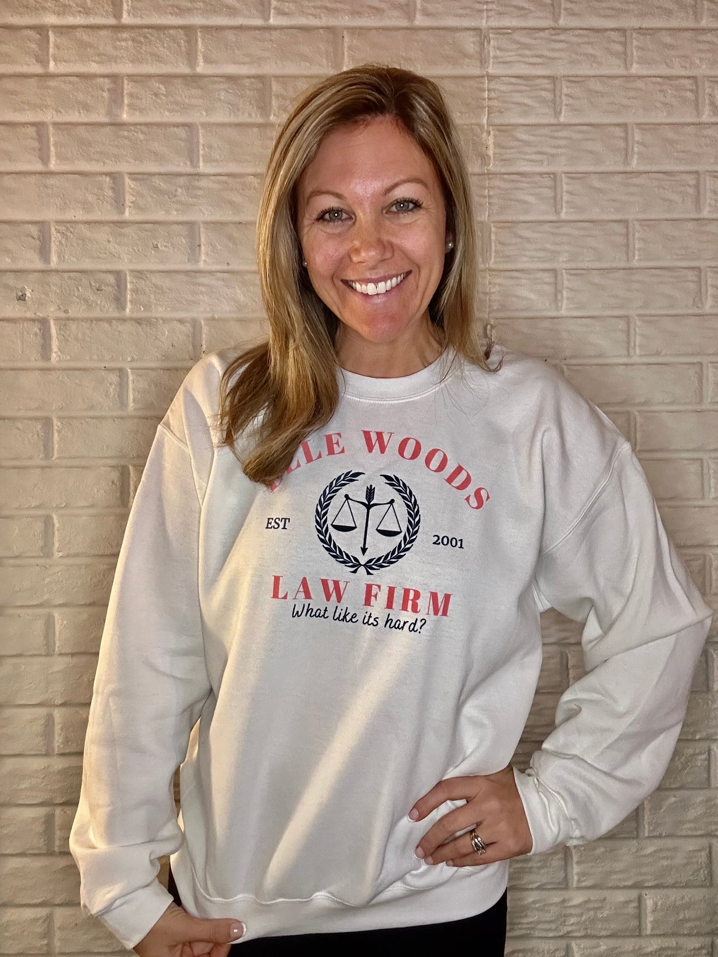 Elle Woods Law Firm Crewneck