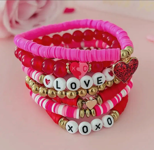 Pink Bracelet Stack