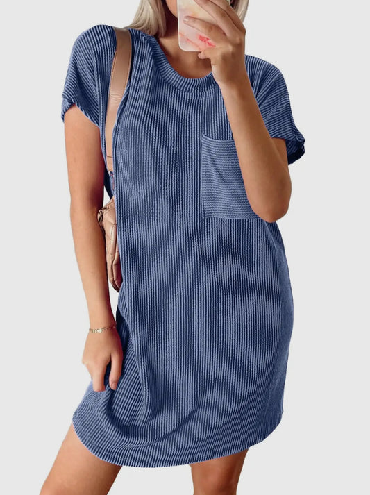 Ribbed T-Shirt Dress