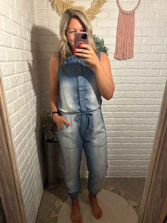 Chambray Jumpsuit